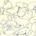 Eighteen pigs - Arton grisar